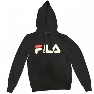 Fila Black Logo Hoodie